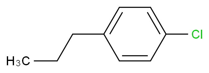 1-chloro-4-propylbenzene_分子结构_CAS_52944-34-0