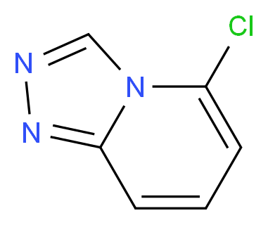 5-Chloro-[1,2,4]triazolo[4,3-a]pyridine_分子结构_CAS_)