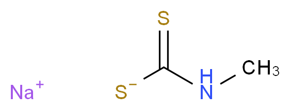 Metham sodium_分子结构_CAS_137-42-8)