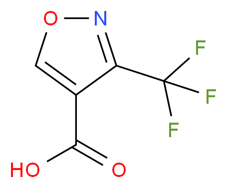 3-(Trifluoromethyl)isoxazole-4-carboxylic acid_分子结构_CAS_)