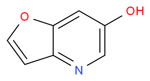 Furo[3,2-b]pyridin-6-ol_分子结构_CAS_1171920-19-6)