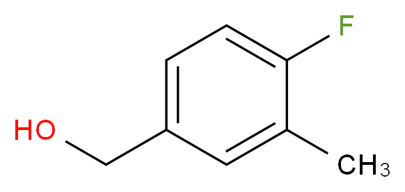 (4-fluoro-3-methylphenyl)methanol_分子结构_CAS_261951-66-0
