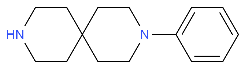 3-Phenyl-3,9-diazaspiro[5.5]undecane_分子结构_CAS_959490-93-8)