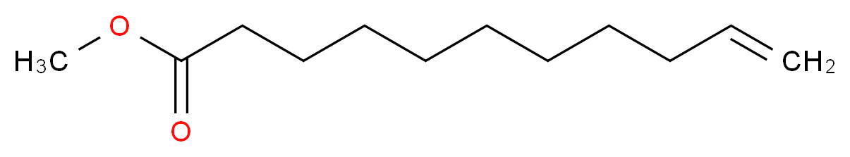 UNDECYLENIC ACID METHYL ESTER_分子结构_CAS_111-81-9)