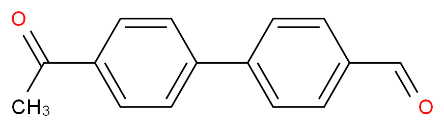 4'-Acetyl-[1,1'-biphenyl]-4-carboxaldehyde_分子结构_CAS_230747-85-5)