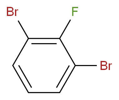 1,3-Dibromo-2-fluorobenzene_分子结构_CAS_1435-54-7)