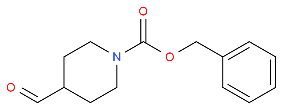 benzyl 4-formylpiperidine-1-carboxylate_分子结构_CAS_138163-08-3