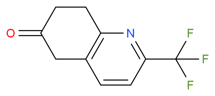 2-(TRIFLUOROMETHYL)-7,8-DIHYDROQUINOLIN-6(5H)-ONE_分子结构_CAS_)