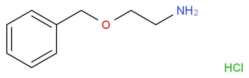 2-Aminoethyl benzyl ether hydrochloride 90%_分子结构_CAS_10578-75-3)