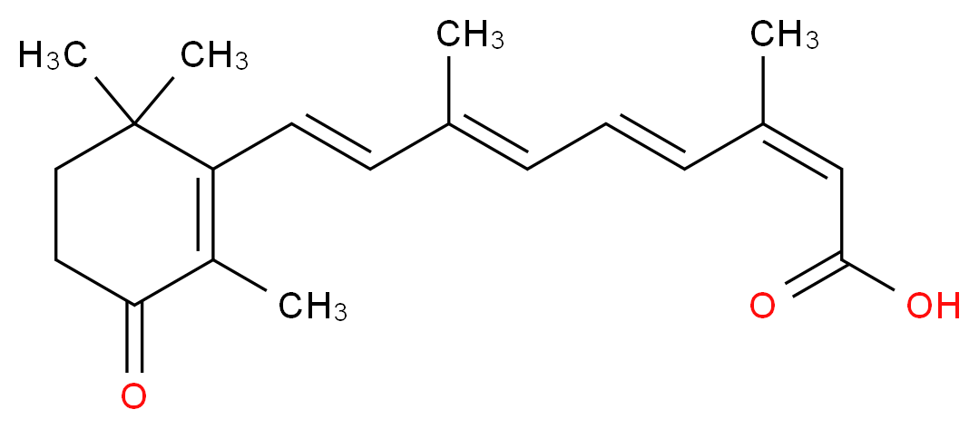 4-Keto 13-cis-Retinoic Acid_分子结构_CAS_71748-58-8)