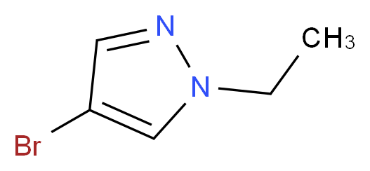 4-bromo-1-ethyl-1H-pyrazole_分子结构_CAS_71229-85-1