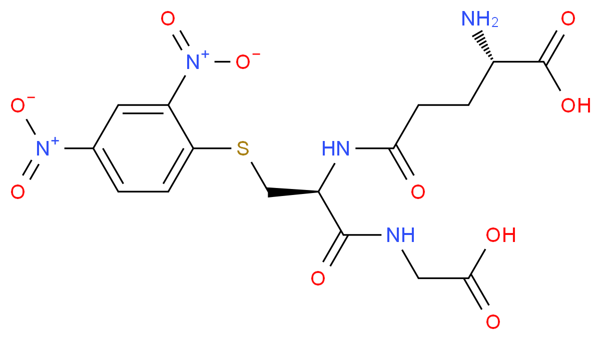 Glutathione S-(2,4 Dinitrobenzene)_分子结构_CAS_26289-39-4)