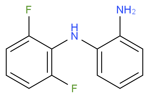 1-N-(2,6-difluorophenyl)benzene-1,2-diamine_分子结构_CAS_1033225-44-3