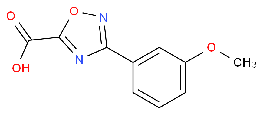 3-(3-METHOXYPHENYL)-1,2,4-OXADIAZOLE-5-CARBOXYLIC ACID_分子结构_CAS_944896-69-9)