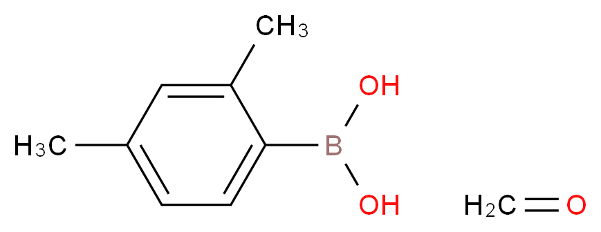 (2,4-dimethylphenyl)boronic acid; formaldehyde_分子结构_CAS_313545-31-2