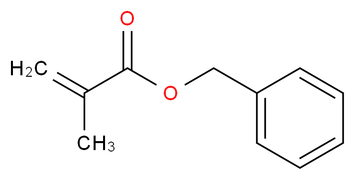 甲基丙烯酸苄酯_分子结构_CAS_2495-37-6)