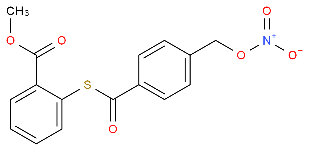 methyl 2-{4-[(nitrooxy)methyl]benzoylsulfanyl}benzoate_分子结构_CAS_258278-64-7