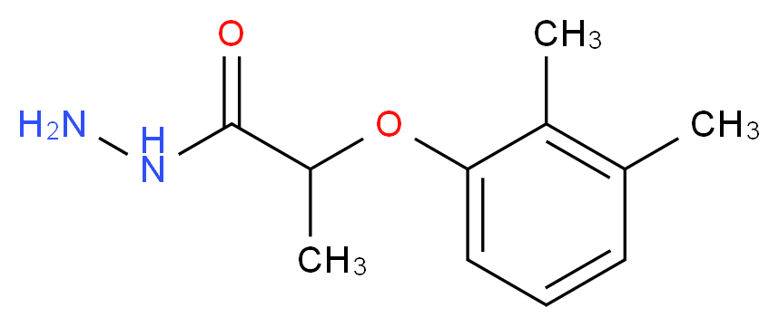 2-(2,3-dimethylphenoxy)propanehydrazide_分子结构_CAS_142835-36-7