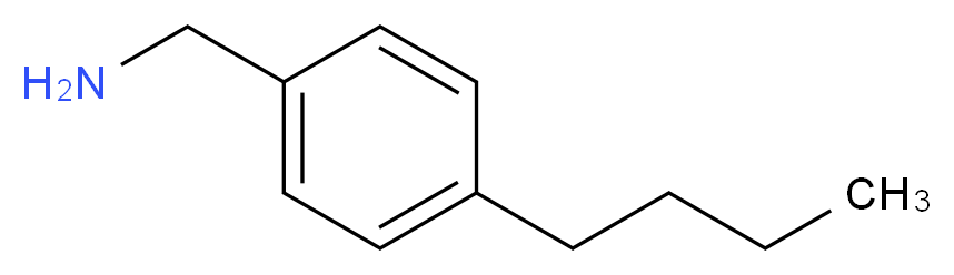 4-Butylbenzylamine_分子结构_CAS_57802-79-6)
