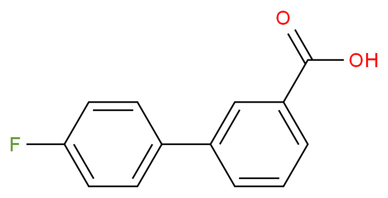 4'-Fluoro-[1,1'-biphenyl]-3-carboxylic acid_分子结构_CAS_10540-39-3)