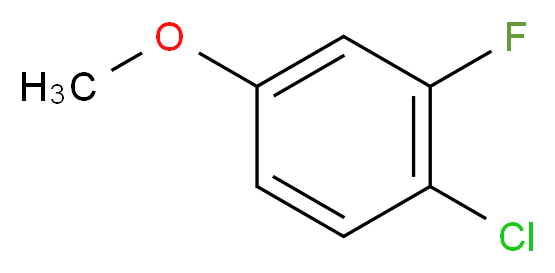 1-Chloro-2-fluoro-4-methoxybenzene_分子结构_CAS_501-29-1)