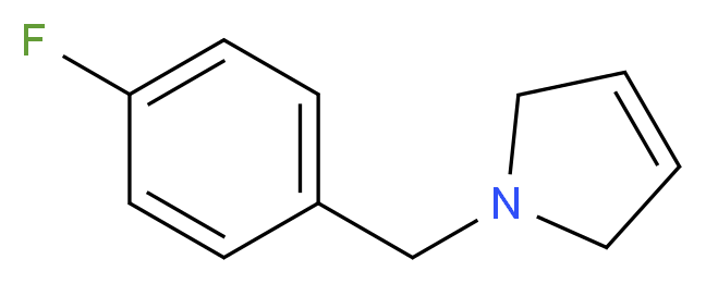 1-(4-Fluorobenzyl)-2,5-dihydro-1H-pyrrole_分子结构_CAS_954416-86-5)