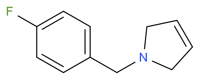 1-[(4-fluorophenyl)methyl]-2,5-dihydro-1H-pyrrole_分子结构_CAS_954416-86-5