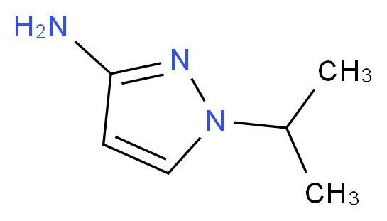 1-Isopropyl-1H-pyrazol-3-ylamine_分子结构_CAS_857267-04-0)
