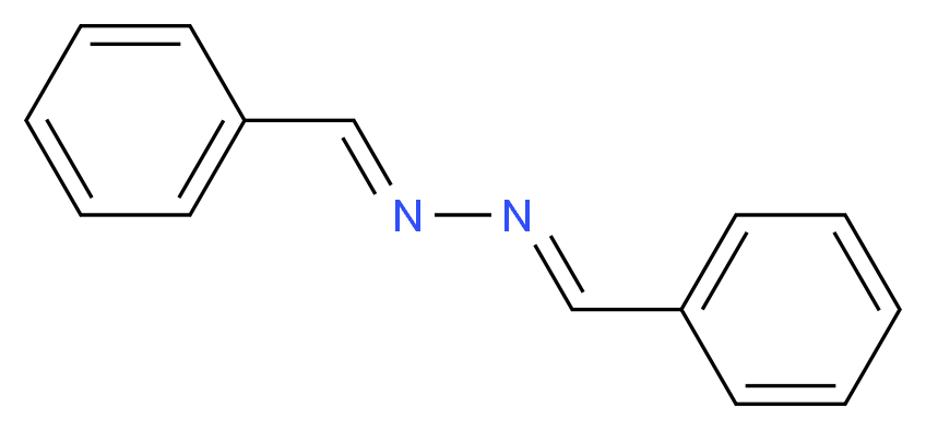 苯甲醛吖嗪_分子结构_CAS_588-68-1)