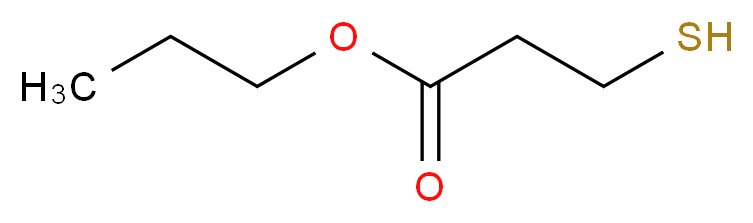 propyl 3-sulfanylpropanoate_分子结构_CAS_165804-07-9