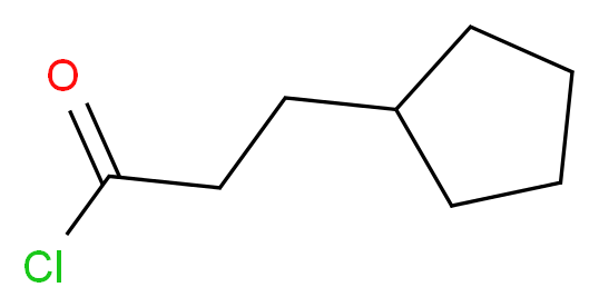 3-cyclopentylpropanoyl chloride_分子结构_CAS_)