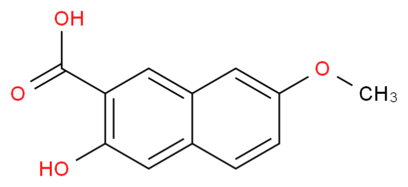 3-Hydroxy-7-methoxy-2-naphthoic acid_分子结构_CAS_143355-56-0)