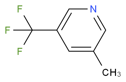 3-methyl-5-(trifluoromethyl)pyridine_分子结构_CAS_131748-15-7