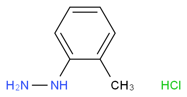 邻甲苯基肼盐酸盐_分子结构_CAS_635-26-7)