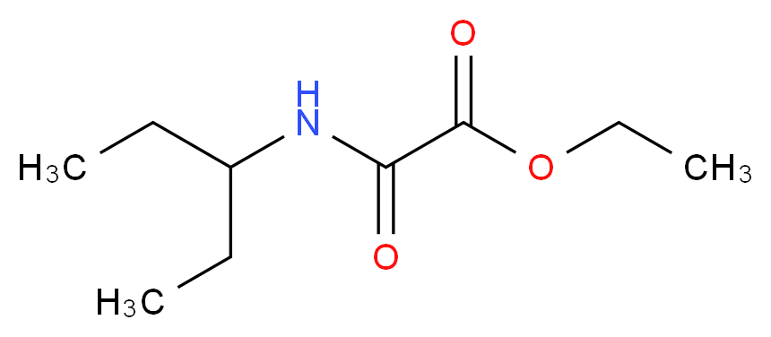 Ethyl [(1-ethylpropyl)amino](oxo)acetate_分子结构_CAS_)
