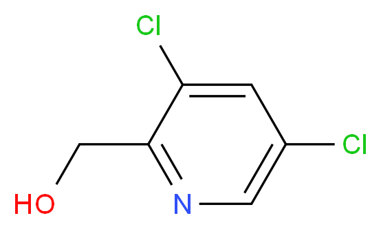 (3,5-dichloropyridin-2-yl)methanol_分子结构_CAS_275383-87-4