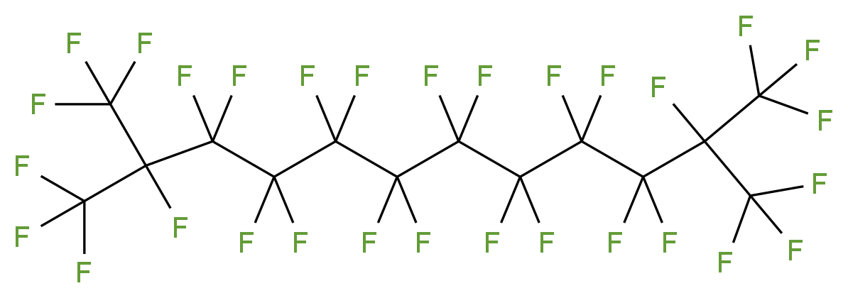 1,1,1,2,3,3,4,4,5,5,6,6,7,7,8,8,9,9,10,10,11,12,12,12-tetracosafluoro-2,11-bis(trifluoromethyl)dodecane_分子结构_CAS_118694-32-9