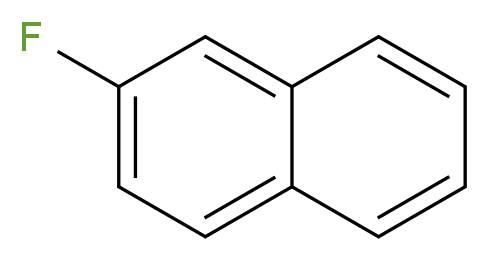 2-Fluoronaphthalene_分子结构_CAS_323-09-1)