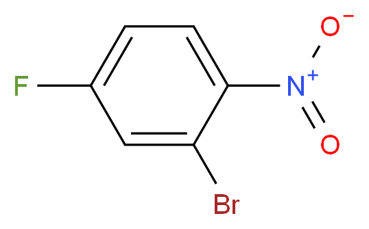 2-Bromo-4-fluoronitrobenzene 98%_分子结构_CAS_700-36-7)