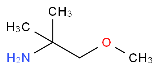 1-methoxy-2-methylpropan-2-amine_分子结构_CAS_20719-68-0