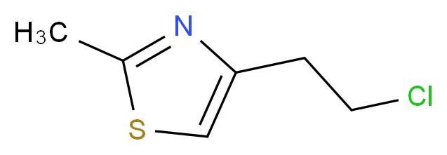 4-(2-chloroethyl)-2-methyl-1,3-thiazole_分子结构_CAS_1177291-56-3)