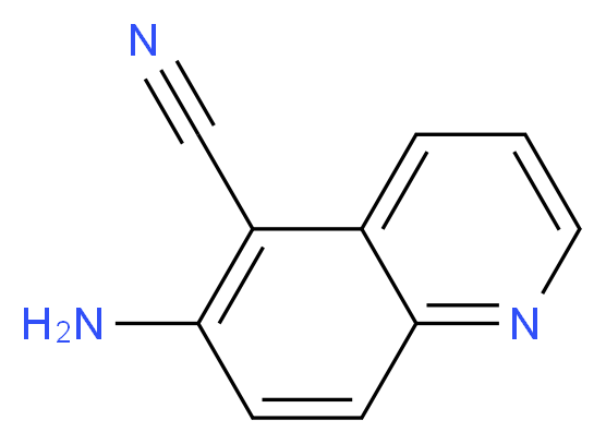 6-Aminoquinoline-5-carbonitrile_分子结构_CAS_54398-51-5)