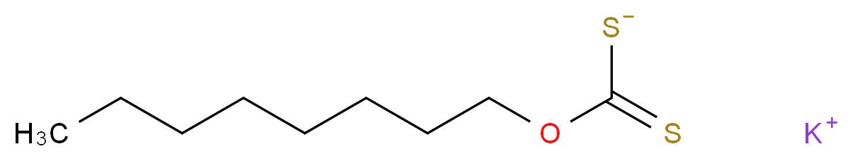 potassium [(octyloxy)methanethioyl]sulfanide_分子结构_CAS_2720-80-1