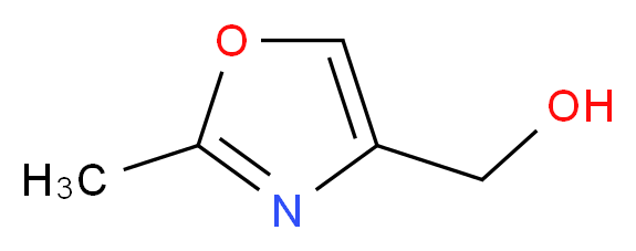 4-(Hydroxymethyl)-2-methyl-1,3-oxazole_分子结构_CAS_141567-53-5)