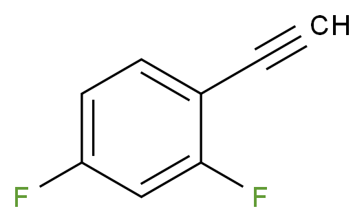 1-Ethynyl-2,4-difluorobenzene_分子结构_CAS_302912-34-1)