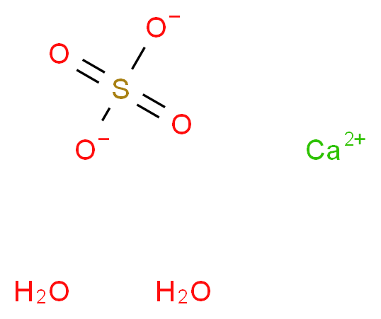 二水硫酸钙, ACS_分子结构_CAS_10101-41-4)