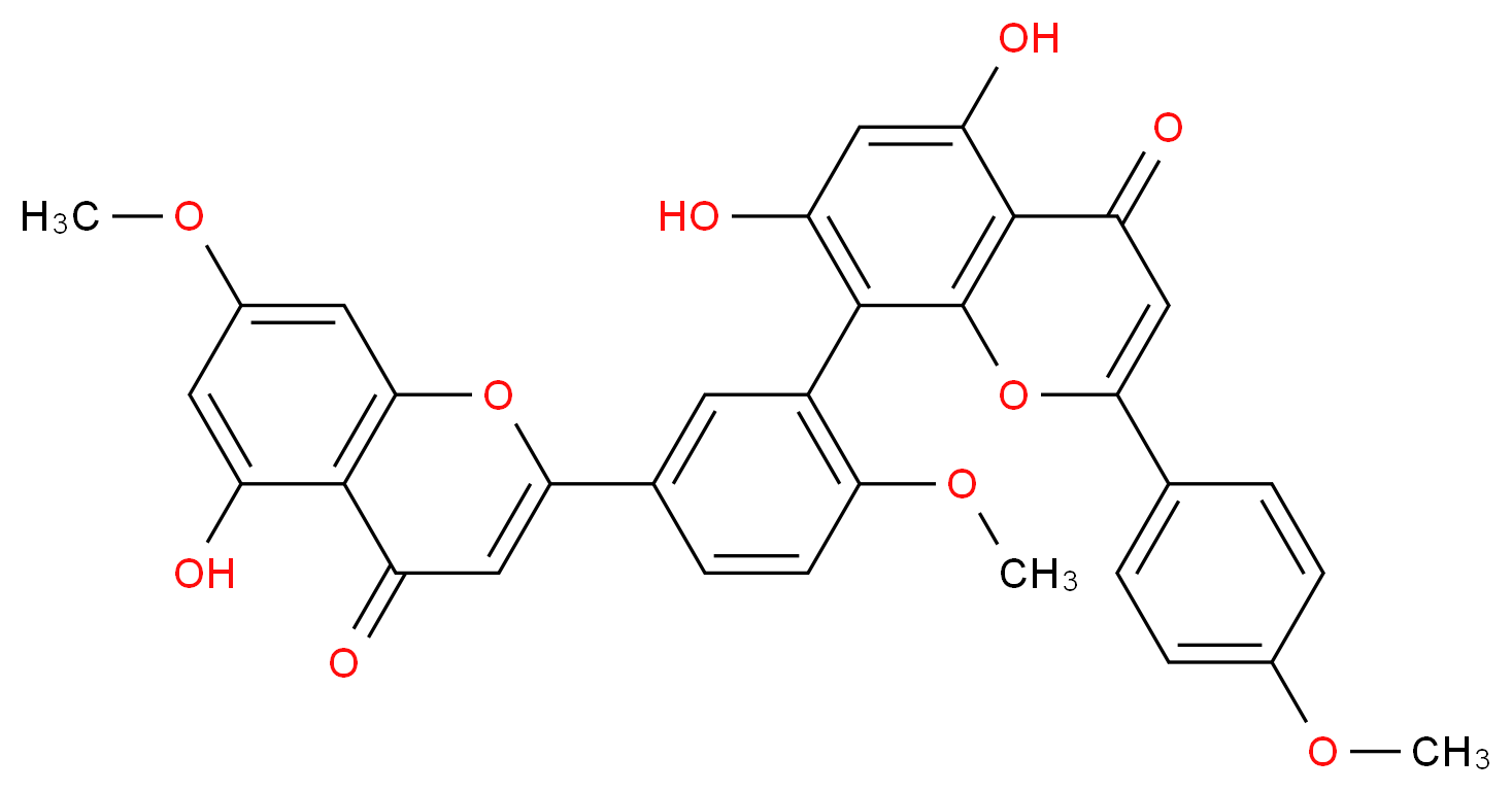 SCIADOPITYSIN_分子结构_CAS_)