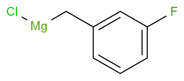 chloro[(3-fluorophenyl)methyl]magnesium_分子结构_CAS_64168-34-9
