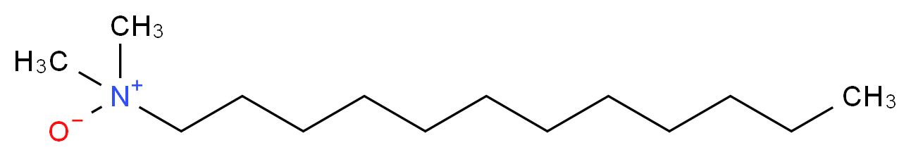 N,N-dimethyldodecanamine oxide_分子结构_CAS_1643-20-5