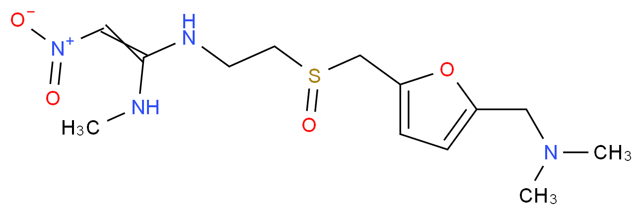 Ranitidine S-Oxide_分子结构_CAS_73851-70-4)